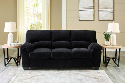 Cape Furniture Outlet - Ashley Furniture - SimpleJoy Living Room - Sofa / Onyx - 2420438
