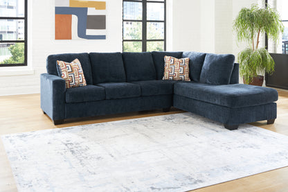Cape Furniture Outlet - Ashley Furniture - Aviemore Sectional - LAF 2-Piece Sectional with Chaise / Ink - 24303S2
