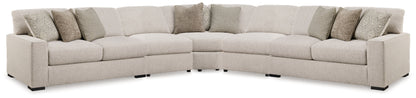 Cape Furniture Outlet - Ashley Furniture - Ballyton Sectional - RAF 3-Piece Sectional / Sand - 25102S1