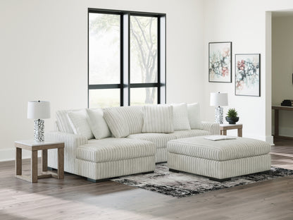 Cape Furniture Outlet - Ashley Furniture - Stupendous Sectional - LAF 2-Piece Sectional with Chaise / Alloy - 25903S7