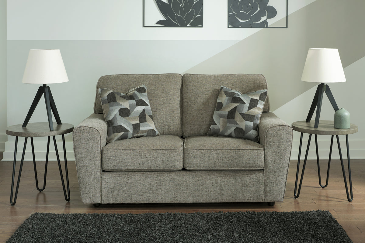 Cape Furniture Outlet - Ashley Furniture - Cascilla Living Room - Loveseat / Pewter - 2680535