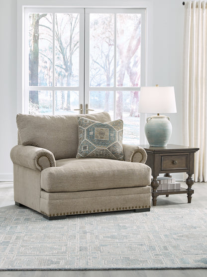 Cape Furniture Outlet - Ashley Furniture - Galemore Living Room - Chair and a Half / Quarry - 2700423