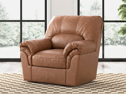 Cape Furniture Outlet - Ashley Furniture - WillowBend Living Room - Rocker Recliner / Caramel - PC2770425