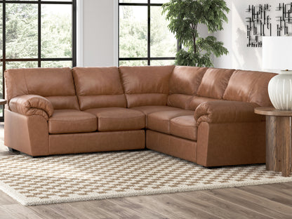 Cape Furniture Outlet - Ashley Furniture - WillowBend Sectional - RAF 2-Piece Sectional / Caramel - PC27704S1