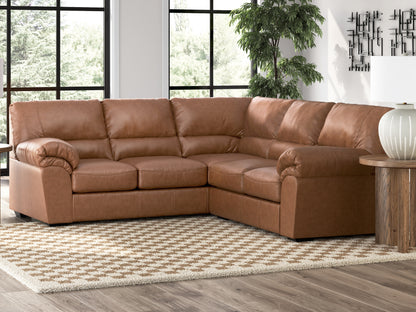 Cape Furniture Outlet - Ashley Furniture - WillowBend Sectional - LAF 2-Piece Sectional / Caramel - PC27704S2