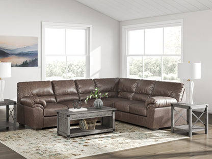 Cape Furniture Outlet - Ashley Furniture - WillowBend Sectional - RAF 3-Piece Sectional / Umber - PC27705S3