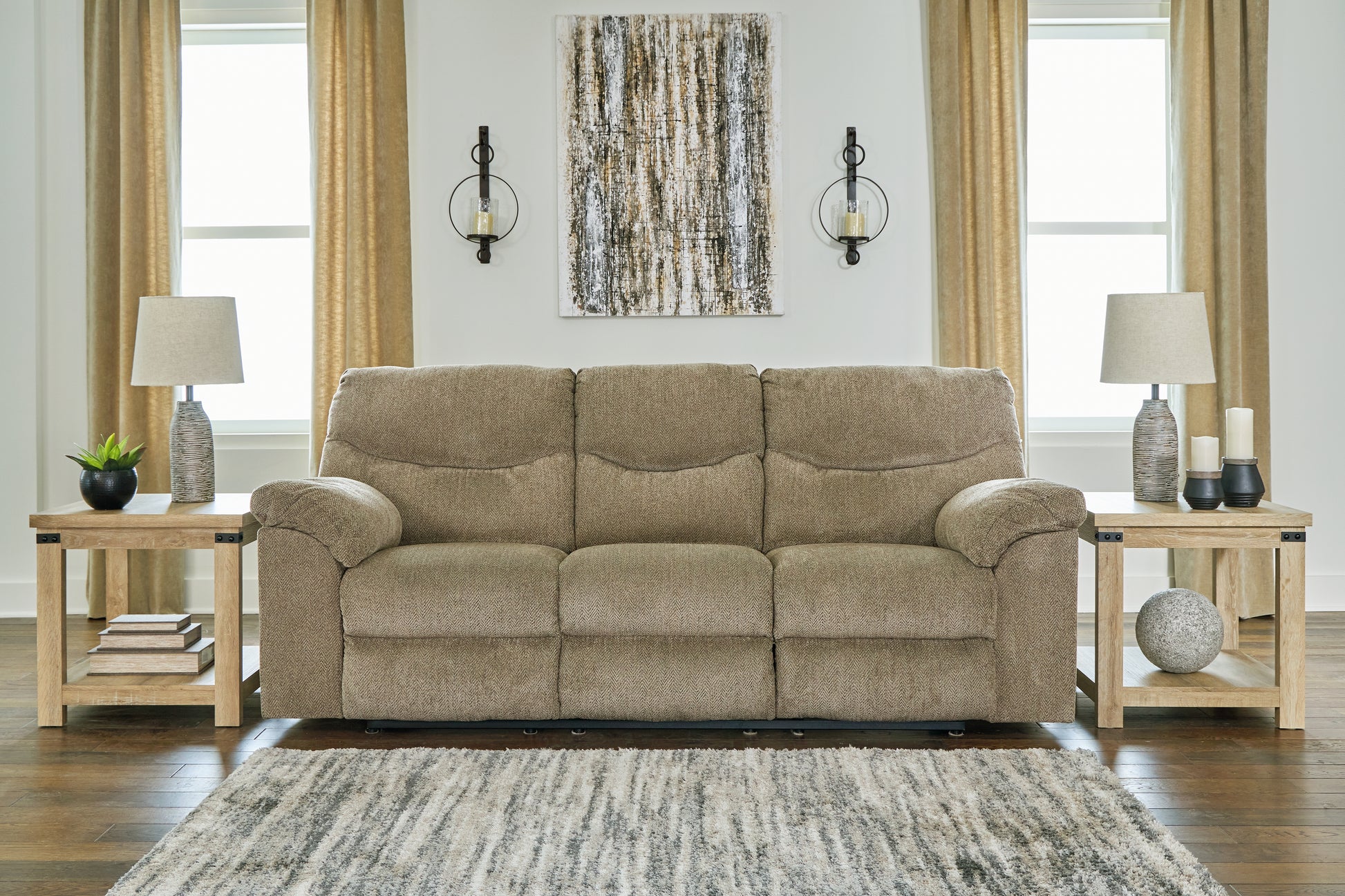 Cape Furniture Outlet - Ashley Furniture - Alphons Living Room - Reclining Loveseat / Briar - 2820286