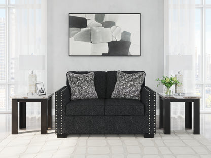 Cape Furniture Outlet - Ashley Furniture - Jasmine Peaks Living Room - Loveseat / Coal - 2890435