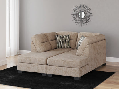 Cape Furniture Outlet - Ashley Furniture - Olten Sectional - RAF 2-Piece Super Chaise / Mocha - 31304S3