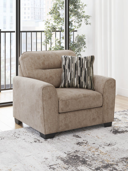 Cape Furniture Outlet - Ashley Furniture - Olten Living Room - Chair and a Half / Mocha - 3130423