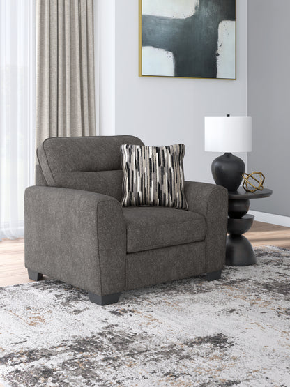 Cape Furniture Outlet - Ashley Furniture - Olten Living Room - Chair and a Half / Graphite - 3130523