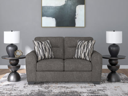 Cape Furniture Outlet - Ashley Furniture - Olten Living Room - Loveseat / Graphite - 3130535