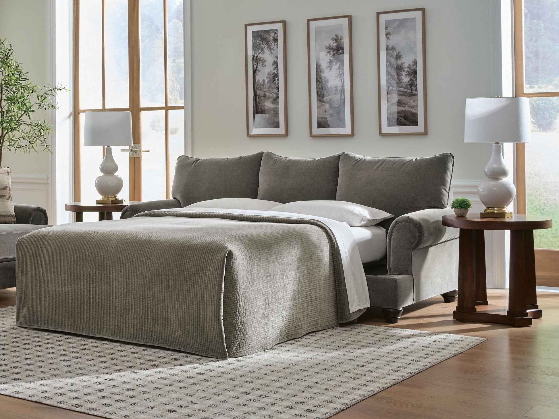Cape Furniture Outlet - Ashley Furniture - Tallow Creek Living Room - Queen Sofa Sleeper - PC3170639