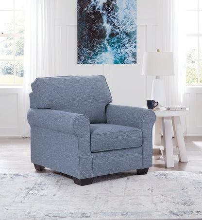 Cape Furniture Outlet - Ashley Furniture - Carissa Manor Living Room - Chair / Denim - 3260420