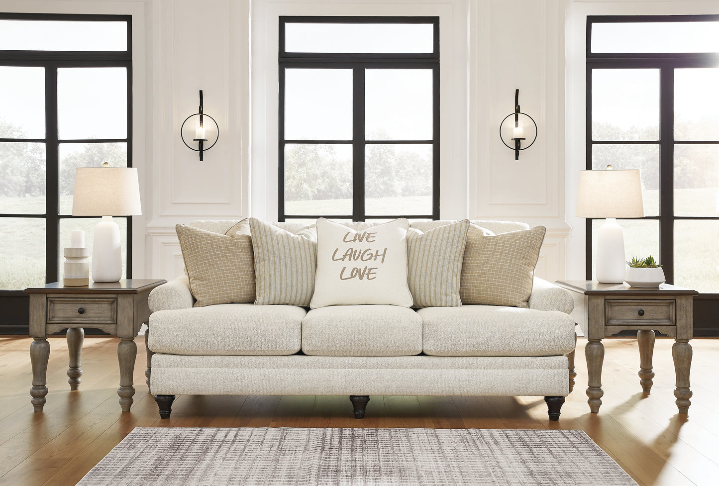 Cape Furniture Outlet - Ashley Furniture - Valerani Living Room - Sofa / Sandstone - 3570238