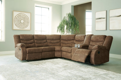 Cape Furniture Outlet - Ashley Furniture - Partymate Sectional - 2-Piece Reclining Sectional / Brindle - 36902S1