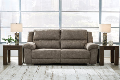 Cape Furniture Outlet - Ashley Furniture - Laresview Living Room - 2 Seat Reclining Sofa / Fossil - 3720381