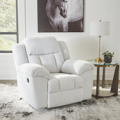 Cape Furniture Outlet - Ashley Furniture - Frohn Living Room - DBL Rec Loveseat w/Console / Chocolate - 3740794