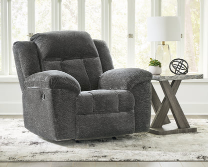 Cape Furniture Outlet - Ashley Furniture - Frohn Living Room - Rocker Recliner / Graphite - 3740625