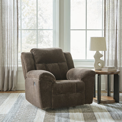 Cape Furniture Outlet - Ashley Furniture - Frohn Living Room - Rocker Recliner / Chocolate - 3740725