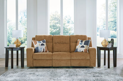 Cape Furniture Outlet - Ashley Furniture - Kanlow Living Room - Reclining Sofa / Honey - 3860588