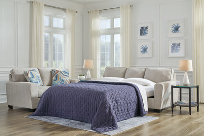Cape Furniture Outlet - Ashley Furniture - Cashton Living Room - Queen Sofa Sleeper / Ice - 4060639