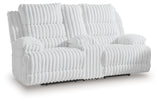 DBL REC PWR Loveseat w/Console