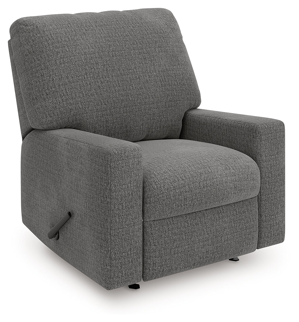 Cape Furniture Outlet - Ashley Furniture - Newellen Living Room - Rocker Recliner / Greystone - 4840525