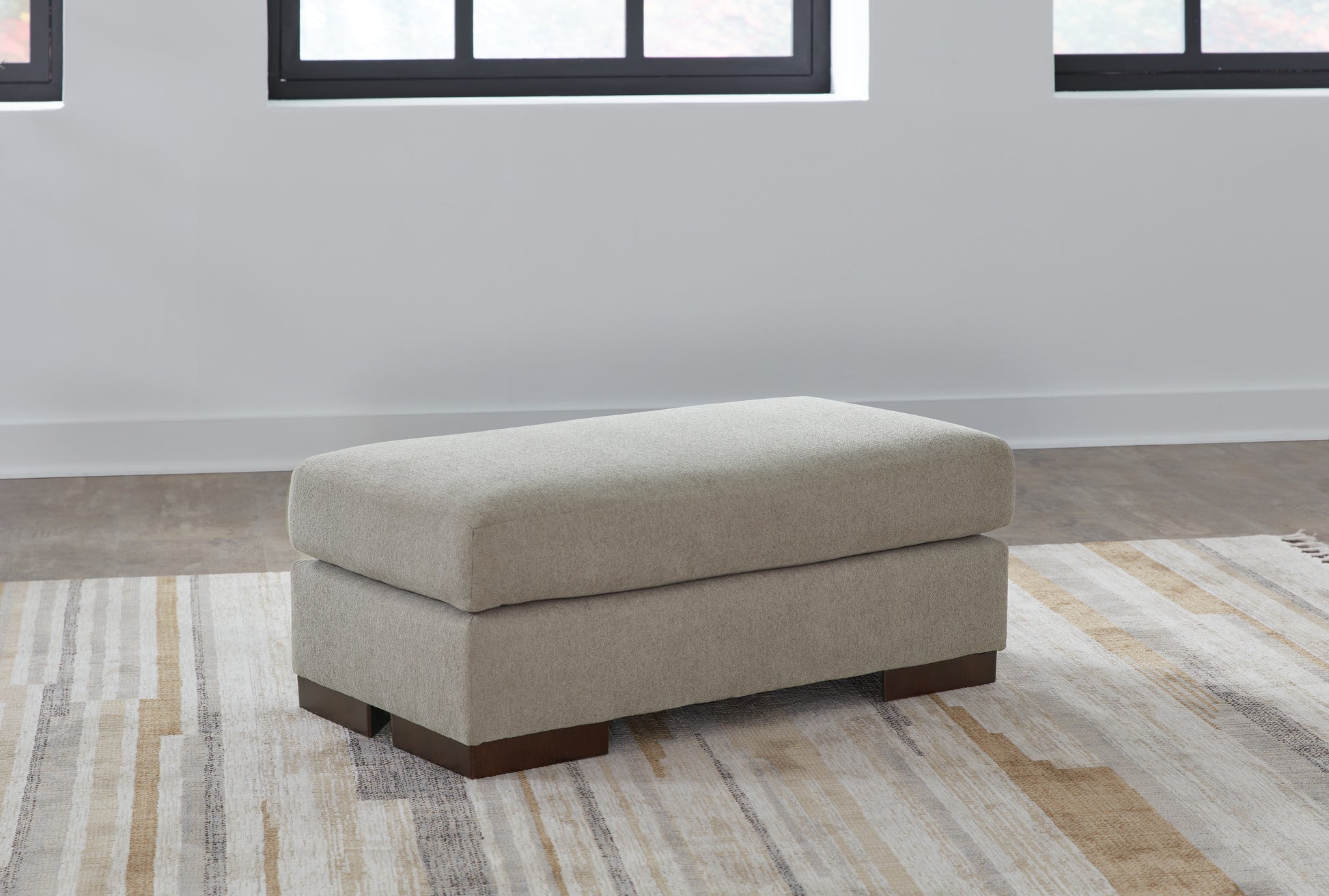 Cape Furniture Outlet - Ashley Furniture - Maggie Living Room - Ottoman / Flax - 5200414