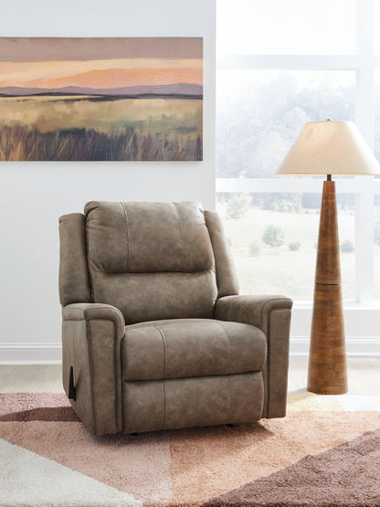Cape Furniture Outlet - Ashley Furniture - Lixtowel Living Room - Rocker Recliner / Fog - PC5300525