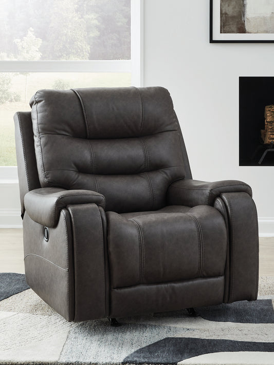 Cape Furniture Outlet - Ashley Furniture - Femley Living Room - Rocker Recliner / Smoke - PC5330625
