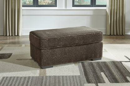 Cape Furniture Outlet - Ashley Furniture - Aylesworth Living Room - Ottoman / Chocolate - 5370214