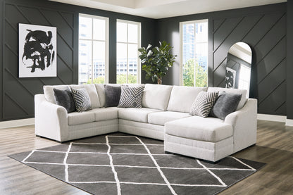 Cape Furniture Outlet - Ashley Furniture - Koralynn Sectional - LAF 3-Piece Sectional with Chaise / Stone - 54102S2