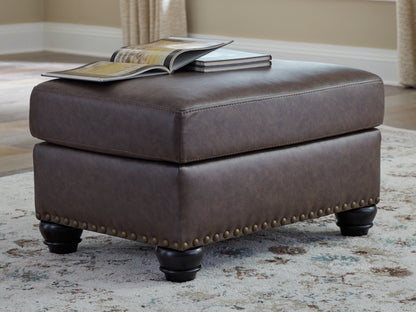 Cape Furniture Outlet - Ashley Furniture - Roxmere Living Room - Ottoman / Umber - 5550314