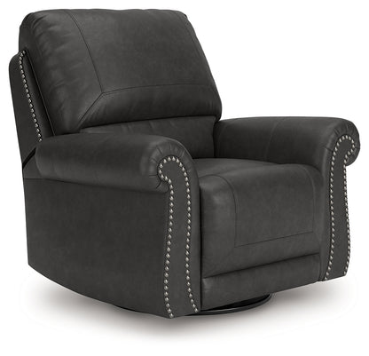 Cape Furniture Outlet - Ashley Furniture - Chasemore Living Room - Swivel Glider Recliner / Granite - PC5590361