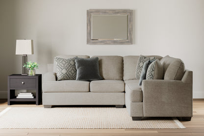 Cape Furniture Outlet - Ashley Furniture - Bovarian Sectional - RAF 2-Piece Sectional / Stone - 56103S1