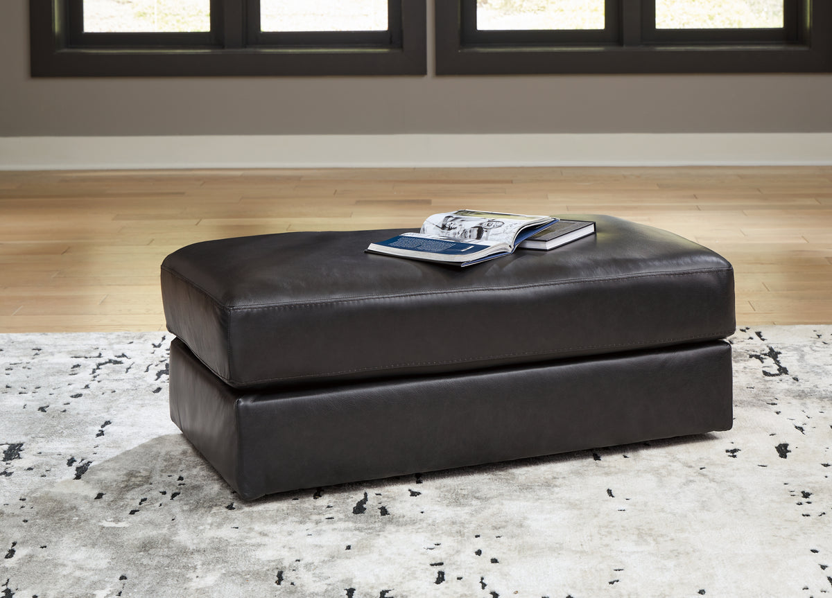 Cape Furniture Outlet - Ashley Furniture - Amiata Living Room - Ottoman / Onyx - 5740514