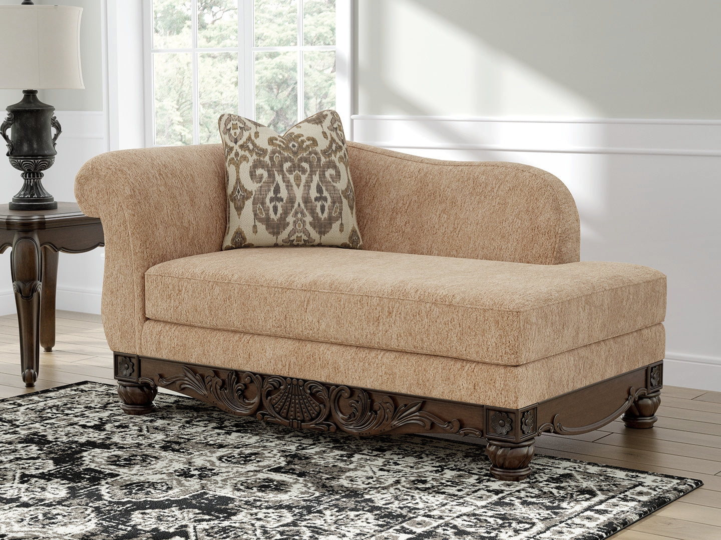 Cape Furniture Outlet - Ashley Furniture - Chelsworth Living Room - RAF Corner Chaise / Golden - PC5790516