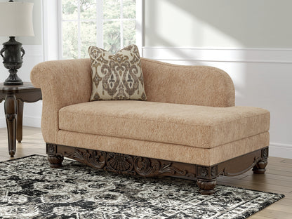 Cape Furniture Outlet - Ashley Furniture - Chelsworth Living Room - RAF Corner Chaise / Golden - PC5790516