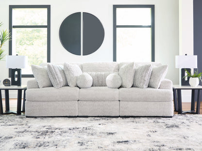 Cape Furniture Outlet - Ashley Furniture - Cuddle Plush Sectional - RAF 3-Piece Sectional / Arctic - PC59106S5