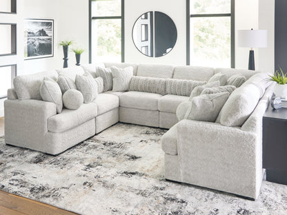 Cape Furniture Outlet - Ashley Furniture - Cuddle Plush Sectional - RAF 8-Piece Sectional / Arctic - PC59106S6