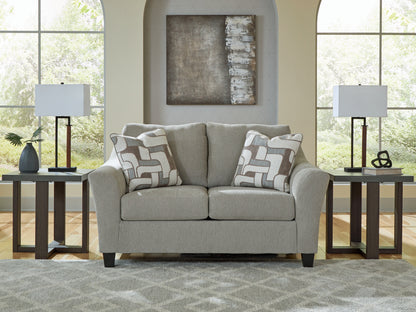 Cape Furniture Outlet - Ashley Furniture - Willarae Living Room - Loveseat / Taupe - 5980335