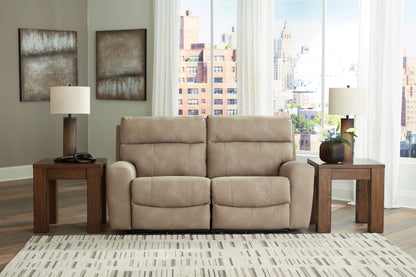 Cape Furniture Outlet - Ashley Furniture - Next-Gen DuraPella Sectional - 2-Piece Power Reclining Sectional Loveseat / Sand - 61004S1