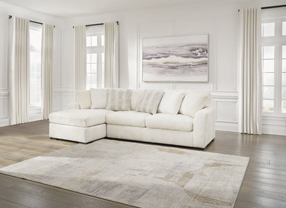 Cape Furniture Outlet - Ashley Furniture - Chessington Sectional - RAF 2-Piece Sectional with Chaise / Ivory - 61904S1