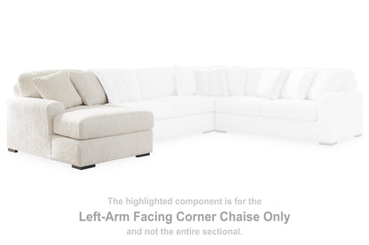 Cape Furniture Outlet - Ashley Furniture - Chessington Sectional - LAF Corner Chaise / Ivory - 6190416