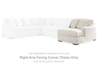 Cape Furniture Outlet - Ashley Furniture - Chessington Sectional - RAF Corner Chaise / Ivory - 6190417