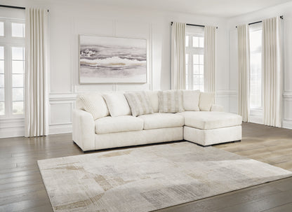 Cape Furniture Outlet - Ashley Furniture - Chessington Sectional - LAF 2-Piece Sectional with Chaise / Ivory - 61904S2