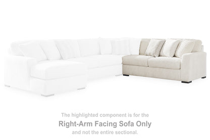 Cape Furniture Outlet - Ashley Furniture - Chessington Sectional - RAF Sofa / Ivory - 6190467