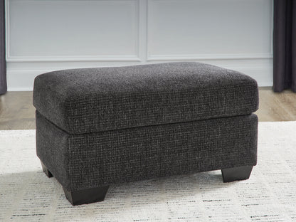 Cape Furniture Outlet - Ashley Furniture - Loreo Living Room - Ottoman / Ebony - 6310114