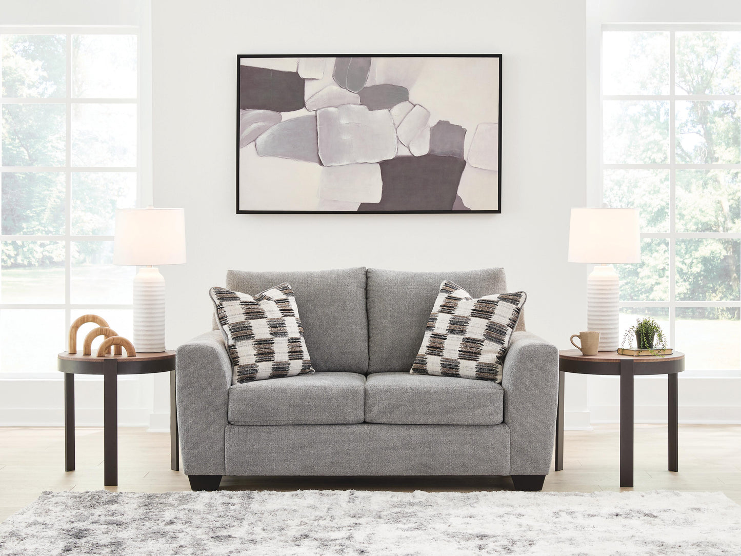 Cape Furniture Outlet - Ashley Furniture - Loreo Living Room - Loveseat / Flint - 6310335